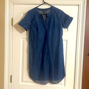 Denim dress. Lands’ End. Size 6.